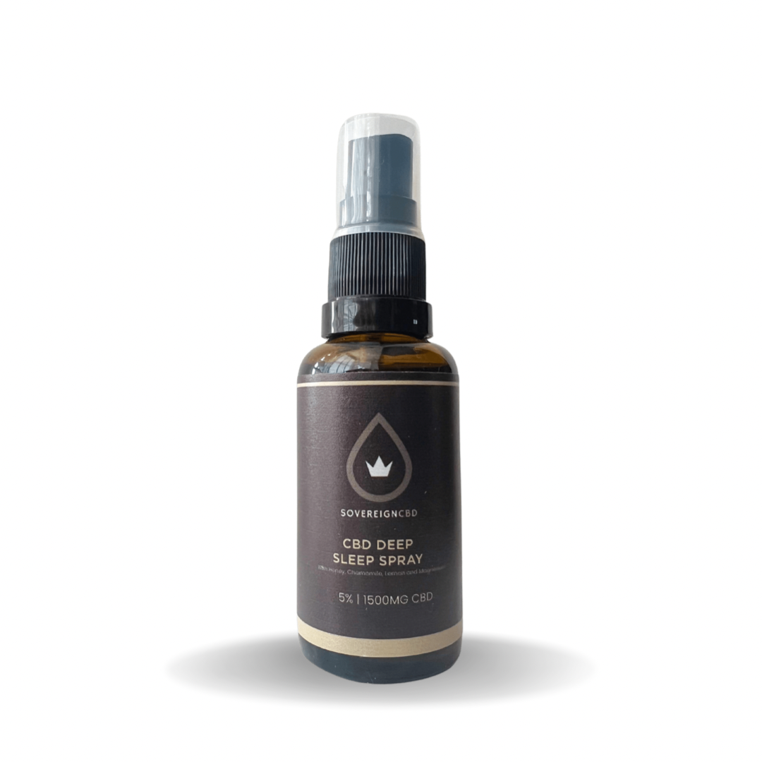 Sovereign Deep Sleep Spray 1500mg CBD Oil 30ml with Chamomile, Honey, Magnesium and Lemon (W0057 - C0013)