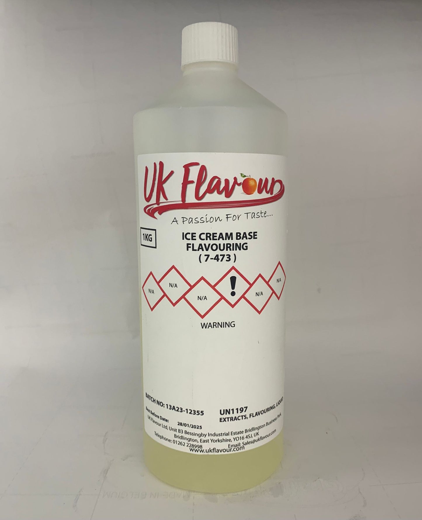 Ice Cream Base (7-473) Flavour Concentrate 1L - Y0085