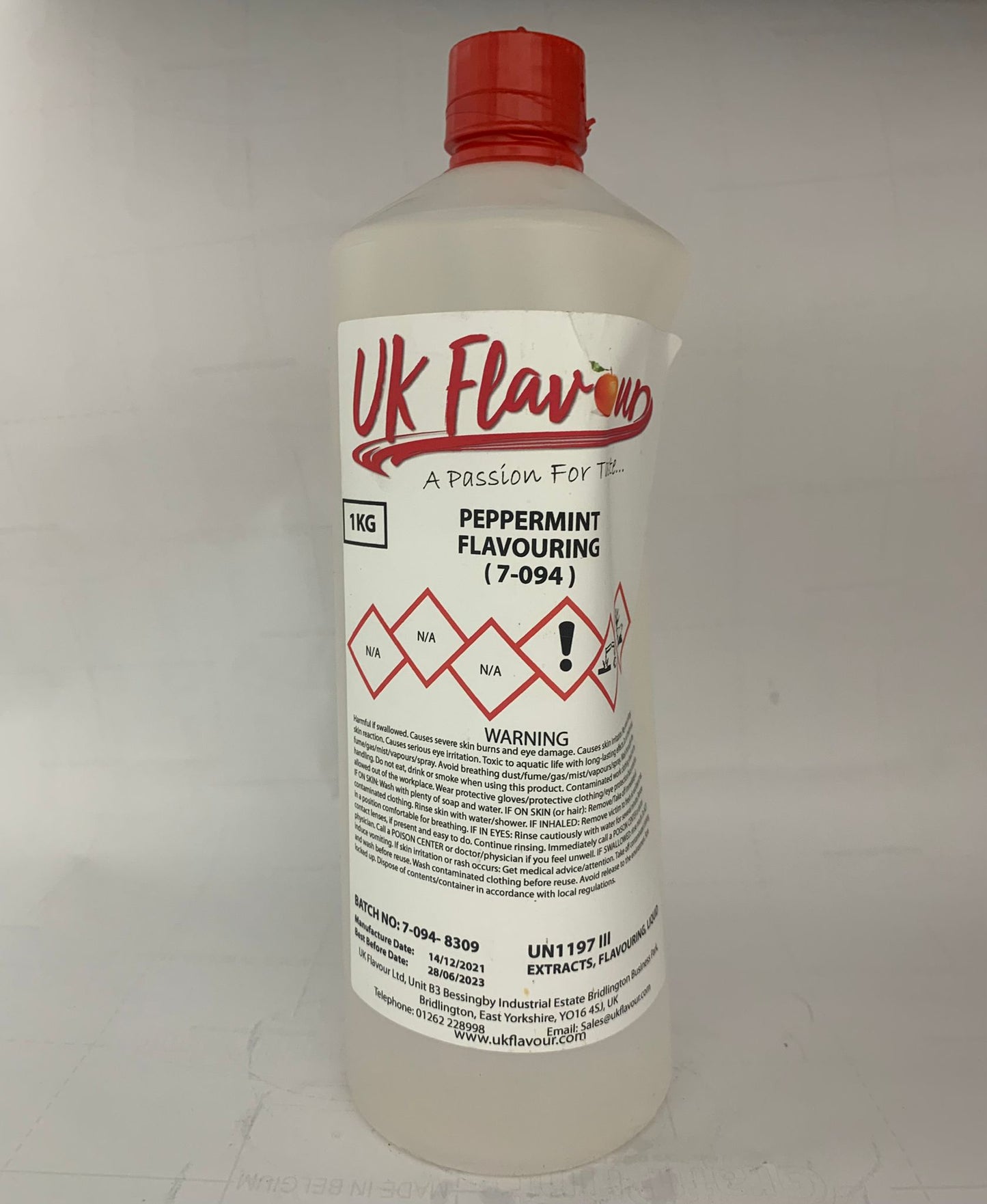 Peppermint (7-094) Flavour Concentrate 1L - Y0106