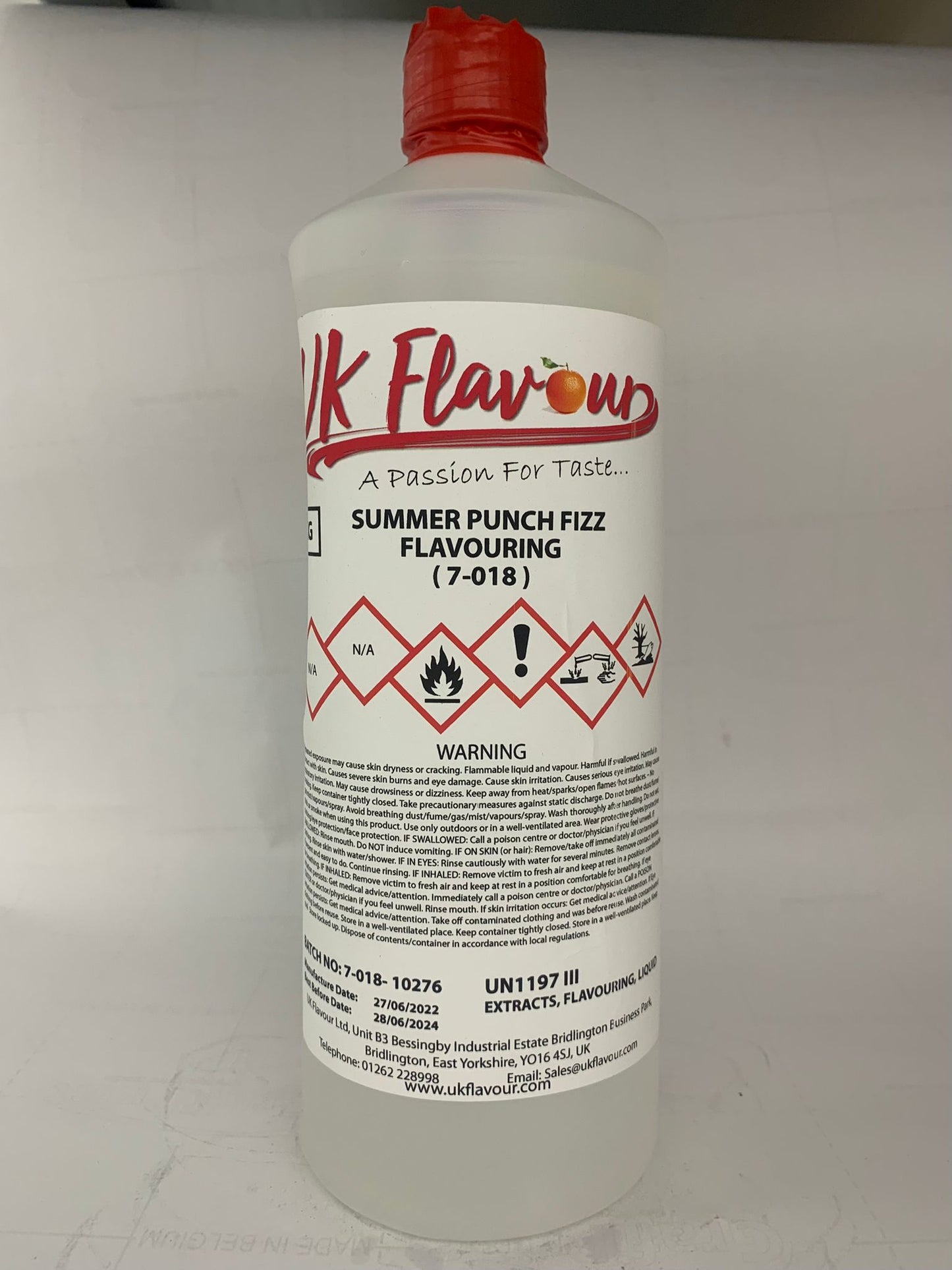 Summer Punch Fizz (7-018) Flavour Concentrate 1L - Y0367