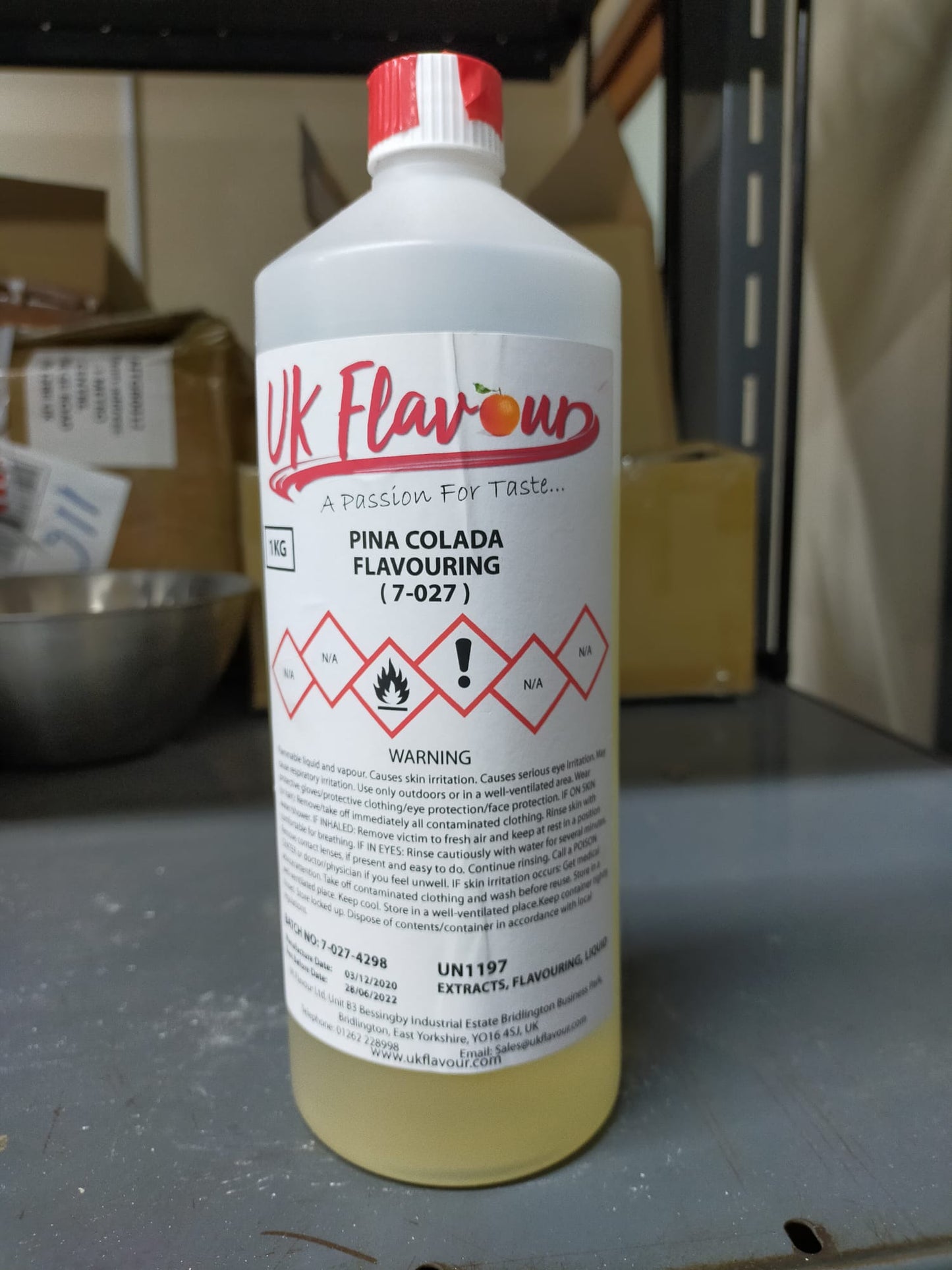 Pina Colada (7-027) Flavour Concentrate 1L - Y0107